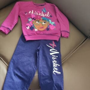 Disney Pink and Blue Mirabel Kids Matching Set